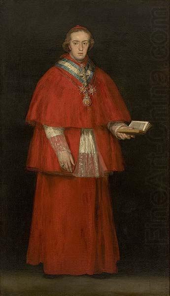 Portrait of Cardinal Luis Maria de Borbon y Vallabriga, Francisco de Goya